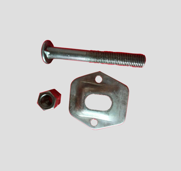 振動(dòng)篩專(zhuān)用六方扣（馬蹄扣）、Φ16帶訓拉緊螺栓、M16防松螺母
